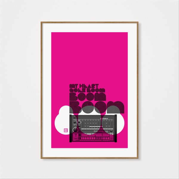 Image of the '808 Boom, Boom, Boom print'