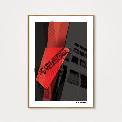 Image of The neighbourly scale of the architecture print